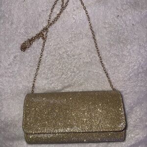 Elegant Gold Chain Clutch